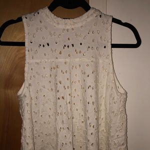 Eyelet Free People Tank